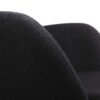 fauteuil oeuf sur pied noir