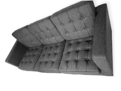 canape 3 places design gris design