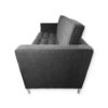 canape 3 places design gris fonce design laine