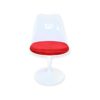 chaise tournante design rouge