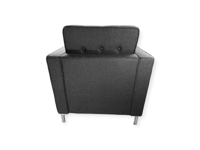 fauteuil design confortable gris fonce design moderne