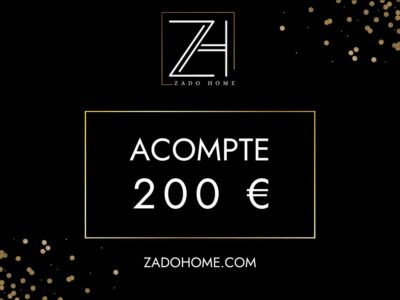acompte 200 euros
