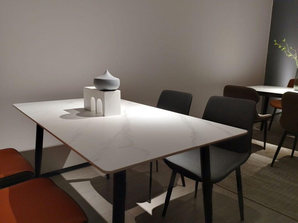 table a manger inrayable ceramique